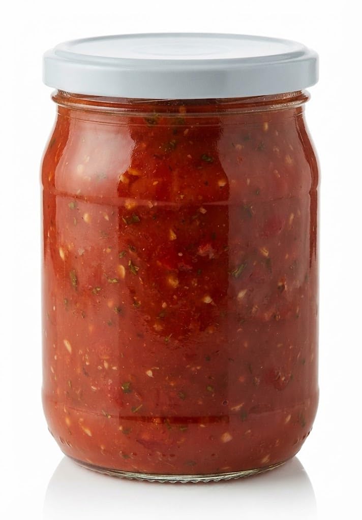 generico 40 Barattoli in Vetro per Salsa e pelati 580 ml con Tappo