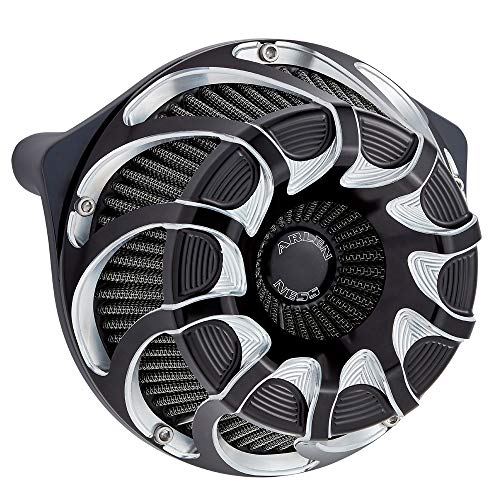 Arlen Ness Drift Inverted Series Black Air Cleaner