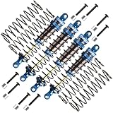 TOOMOD 100/115mm RC Oil Shock Absorber Big Bore Damper for 1/10 Arrma Typhon 3S/2S, BIG ROCK,GRANITE,SENTON Replacement Parts Upgrade (Blue)