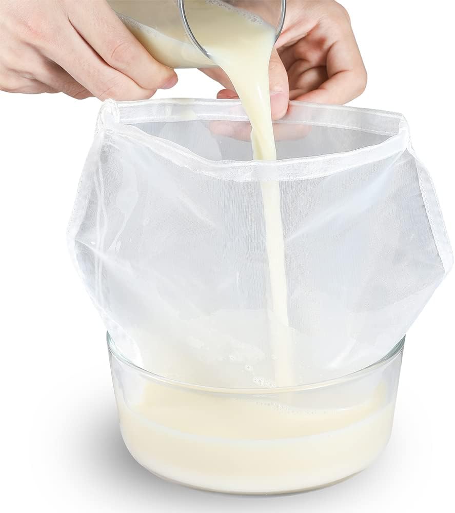 Nut Milk Bag for Straining Reusable Fine BPAFree