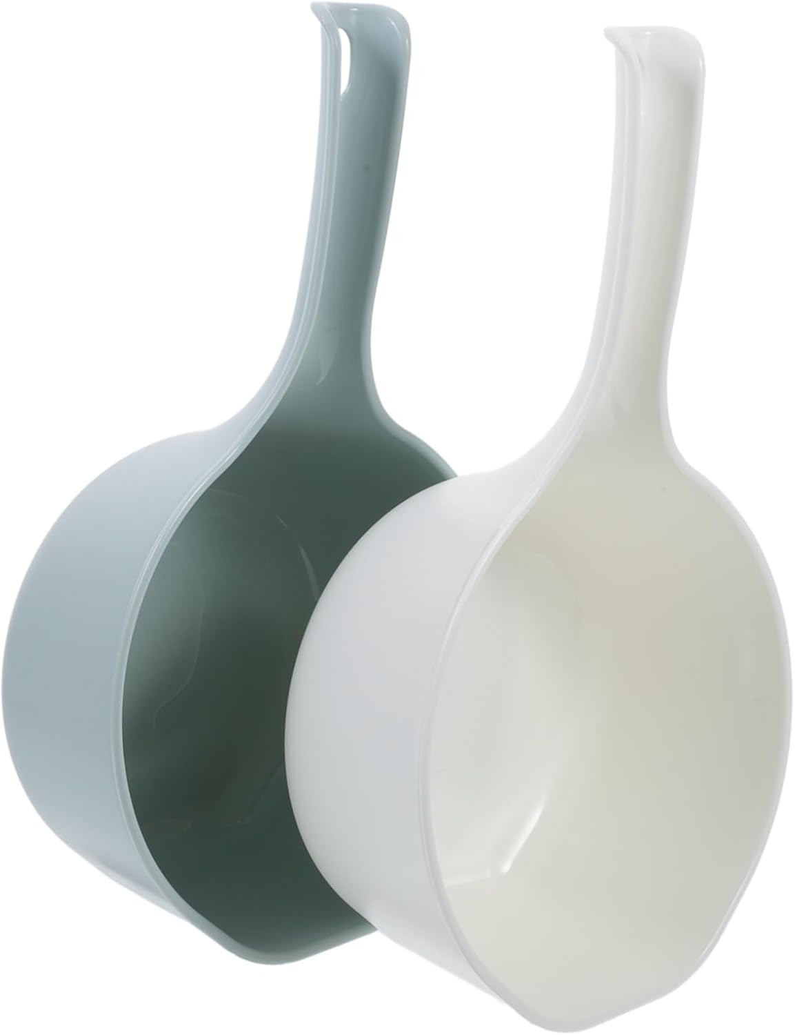 Cabilock 6pcs Plastic Water Ladle for Bathing and Gardening Large Capacity Dippers for Scooping Kitchen Bathroom and Outdoor Use