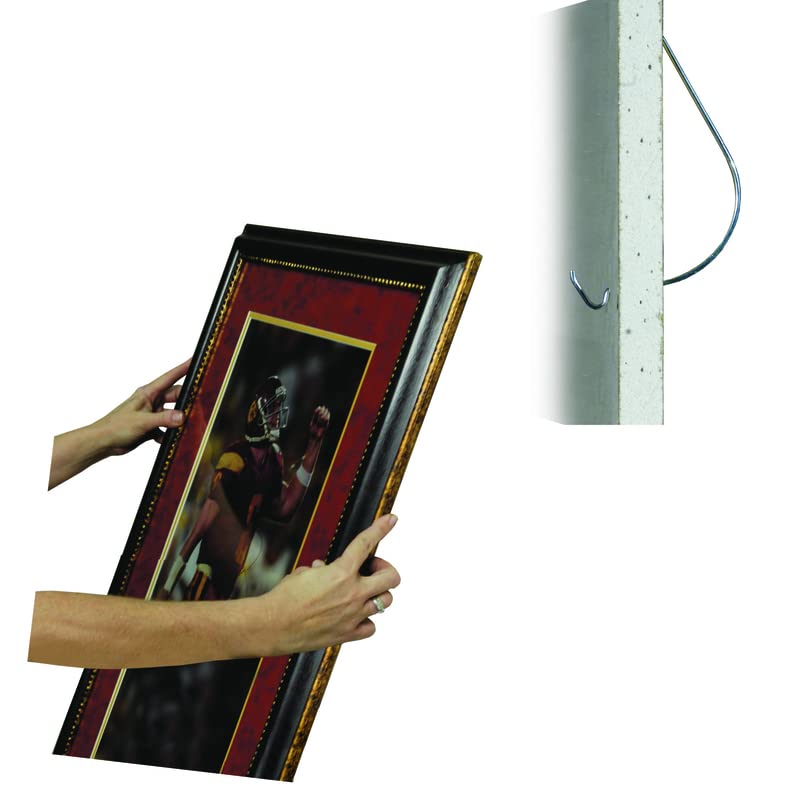 Image of Monkey Hook Galvanized Silver Picture Hanger 20 lb. 4 pk - Total Qty: 12