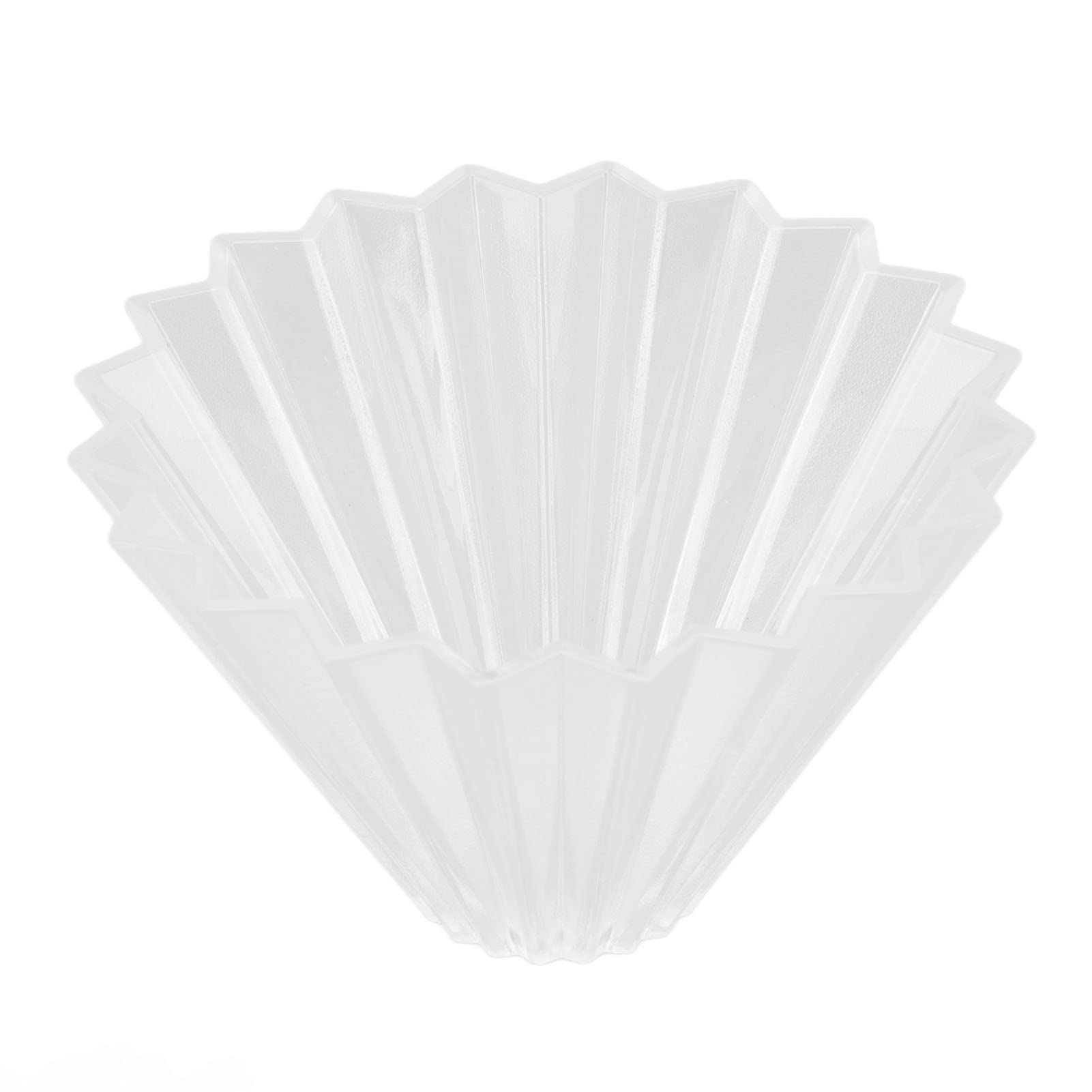 Filtre à café durable en résine avec design origami transparent