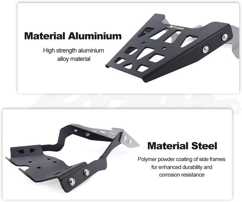 Xitomer Rear Luggage Rack Fit for Kawasaki Ninja ZX-10R (2016-2026) & ZX-10RR (2021-2026) Rear Cargo Carrier Rear Rack