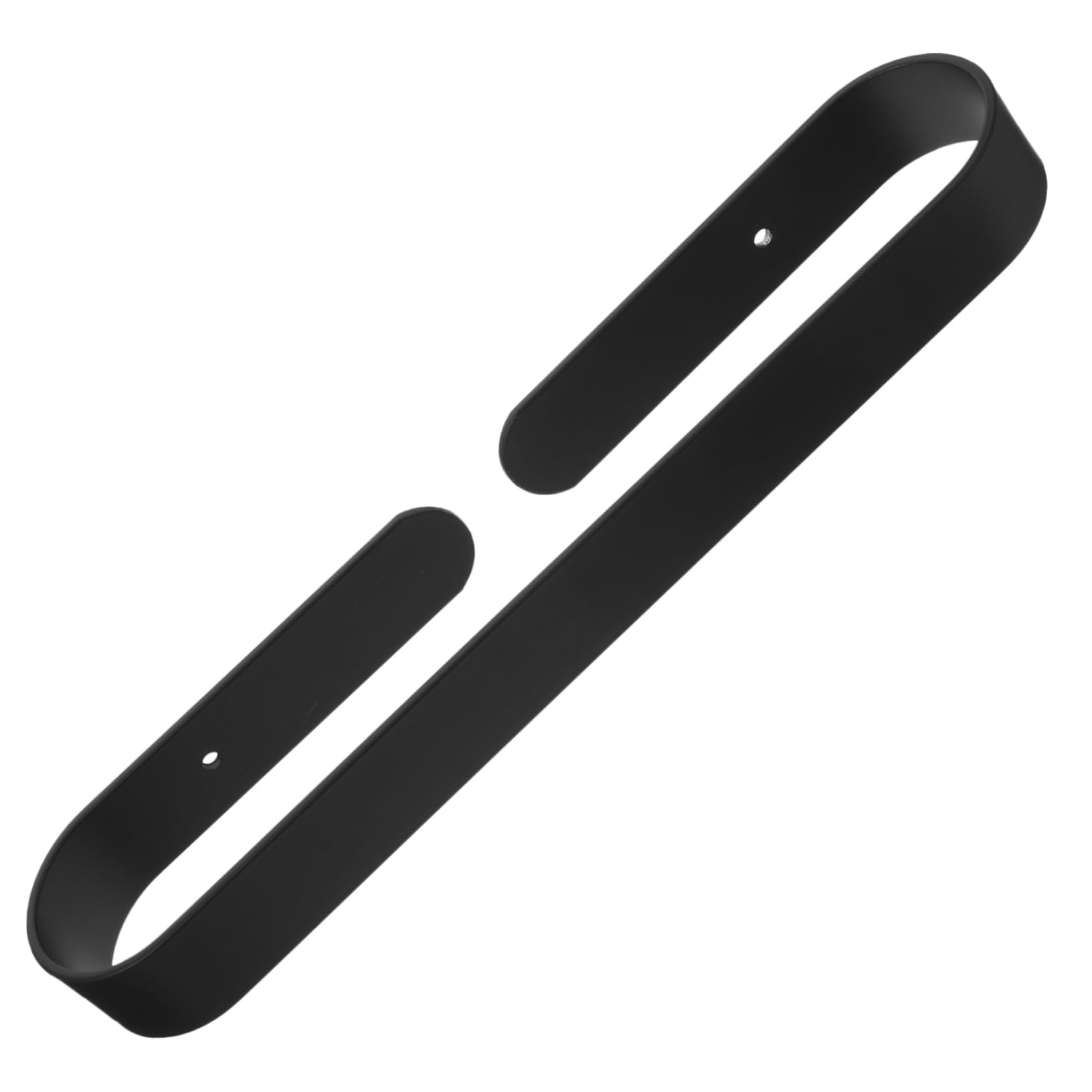 Toallero de cocina de aluminio plano PRETYZOOM negro