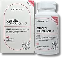 Vista 1 de ScimeraMD® CardiovascularMD Red Yeast Rice Supplement with Phytosterol Ester and CoQ10 for Heart Health and Cholesterol Support, 60 CT