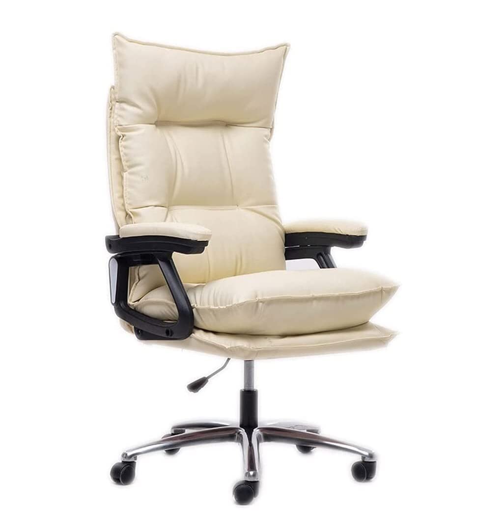 Ergonomiczne krzesło biurowe dla graczy z funkcją odchylania, wygodne krzesło biurkowe do nauki, gier i relaksu, do domowego biura, obrotowe siedzenie