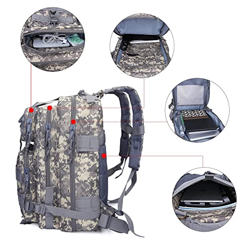 G4Free Tactical Shoulder Backpack Military Survival Pack Army Molle Bug Out Bag Surplus Backpack 35L #TOP4