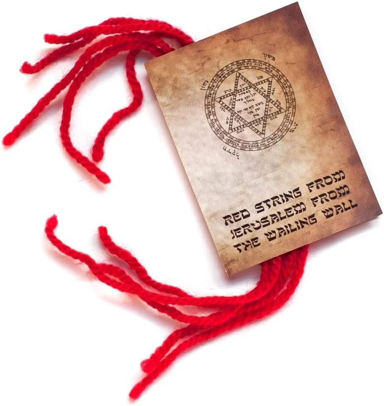 Set of 5 PCS Authentic Kabbalah Red String Protection Evil Eye Bracelet for Women Men Jerusalem Blessed at Rachel's Tomb Prayer Blessing and Instructions Included String of Fate - Image 4