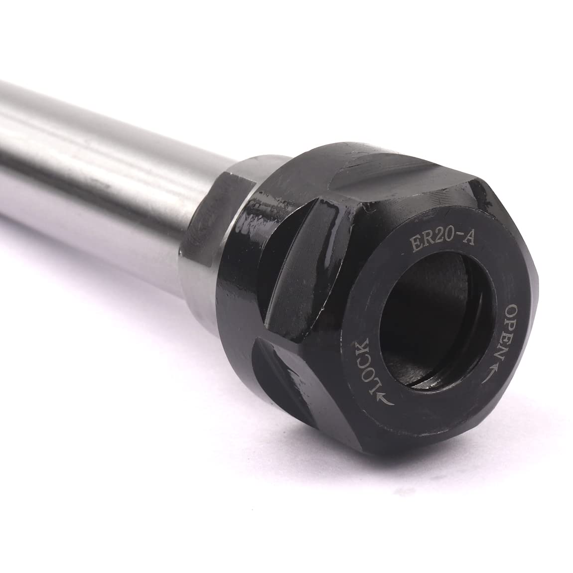 Atoplee 1 pieza Collet Chuck Holder recto CNC Milling Rod (C20-ER20A-100L).