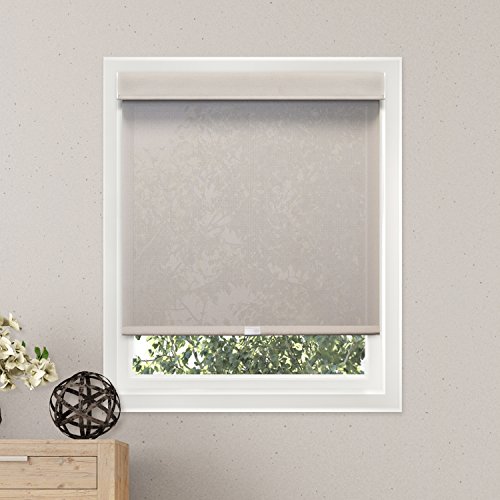 Chicology Free-Stop Cordless Roller Shades, No Tug Privacy Window Blind, Sailcloth Pearl (Privacy & Light Filtering) - 39