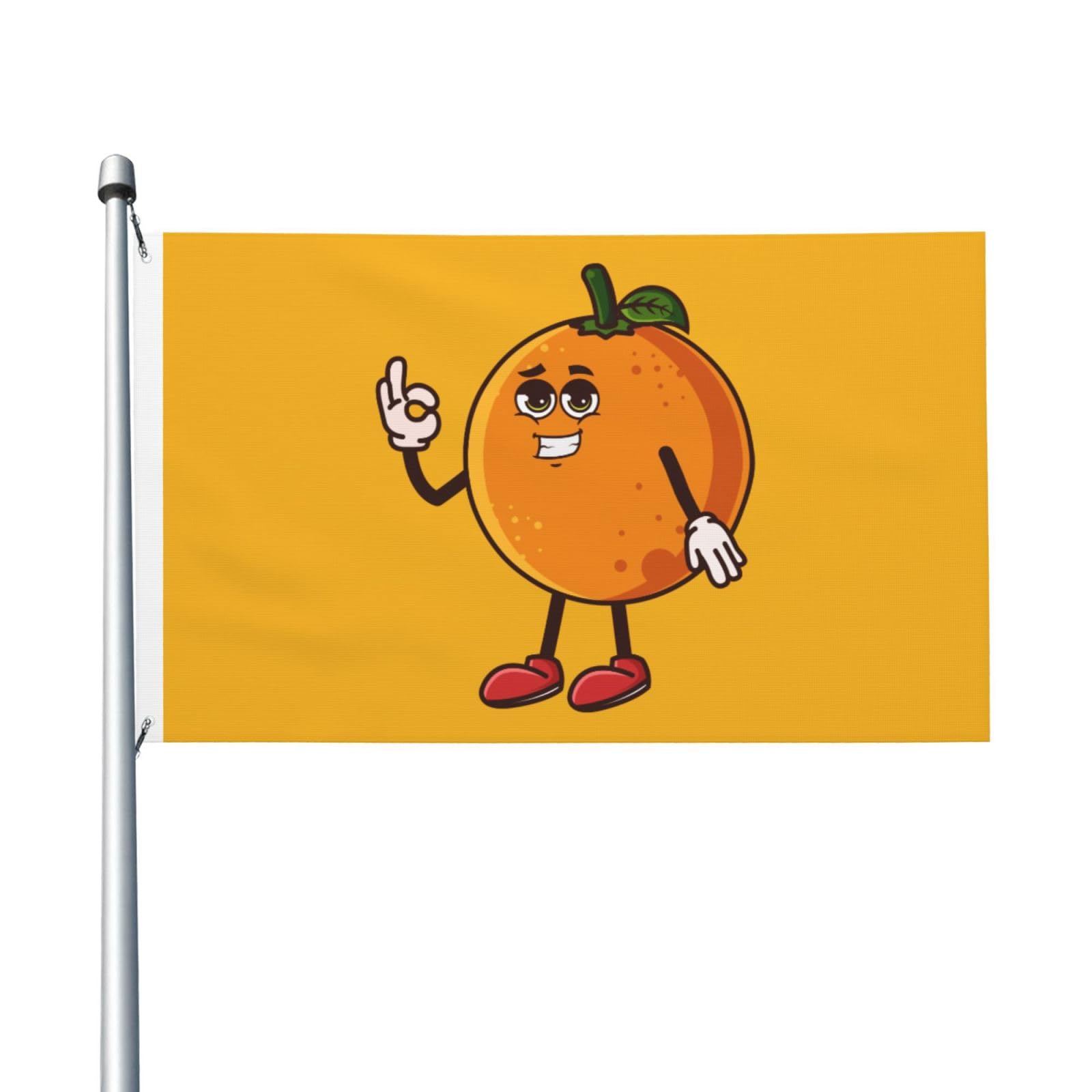 Bandera jardín lindas naranjas divertidas banderas del patio m