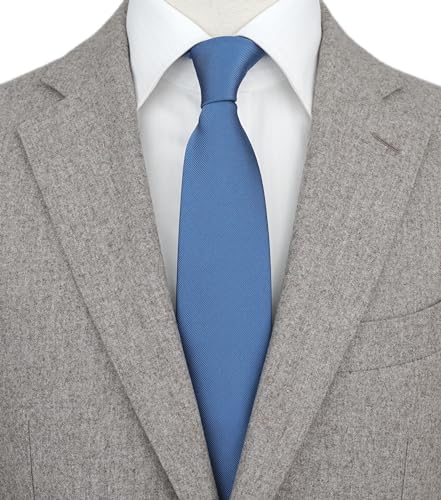 Image of Classic Tie and Pocket Square Set for Men, 3.2-Inch Standard Width