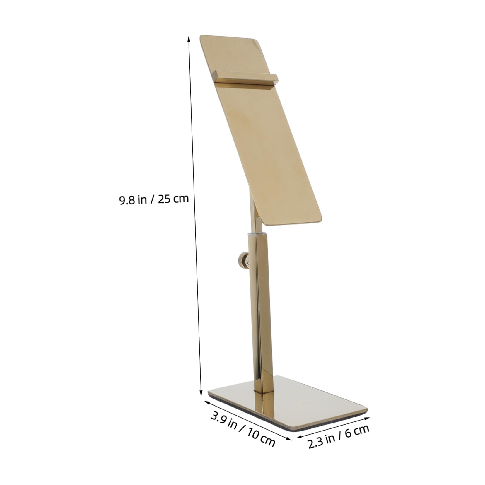 STOBAZA Shoe Rack Shoes Racks Display Women Straight Modern Narrow Entryway Tall Shoe-rack Small Sneaker Adjustable Lifts for Shoe Storage Home Heel Silver Golden Stainless Steel