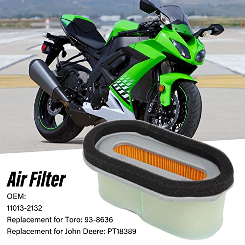 Filtro de ar do motor, filtro de ar do carro 11013‑2132, substituição de limpador de ar do motor de