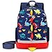 Cosyres Dinosaurios Mochila para Niños Infantil Guarderia Mochila Escolar (Azul Oscuro)