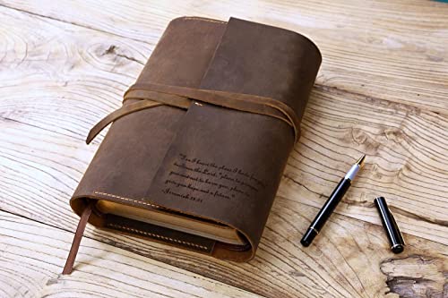 受注見本ハンドメイド手縫い本革キリスト聖書カバー/ブックカバー 51ftlkMCqML.jpg