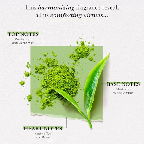 Image of Solinotes Matcha Eau de Parfum, Vanilla & Almond, Long-Lasting, 1.7 Fl Oz