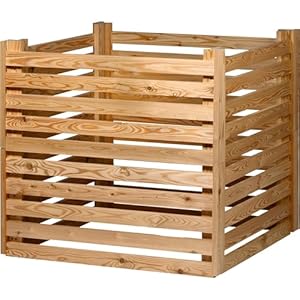 dobar Green Label Lärchenholz Komposter 350 Liter