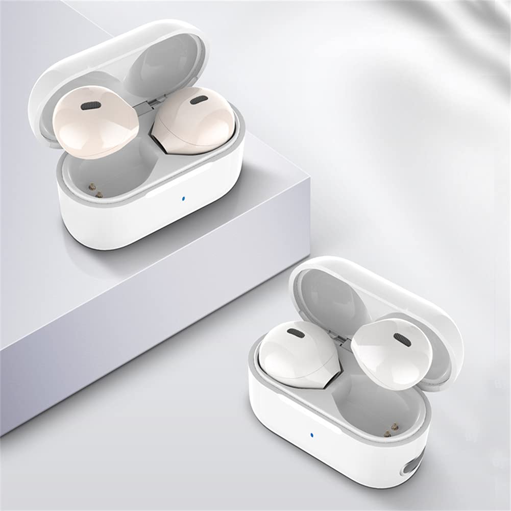 Słuchawki bezprzewodowe, MINI Bluetooth 5.0 Słuchawki w uchu z obudową ładowania, komfortowe słuchawki bezprzewodowe douszne do sportu pracy,Skin tone