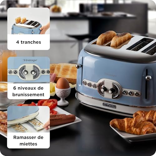 Grille pains 4 fentes vintage 1561 ariete - vue 8