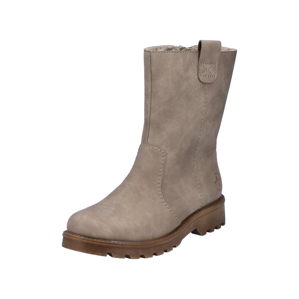 Rieker Women's 73290 Half Length Boots, Beige 65, 6.5 UK