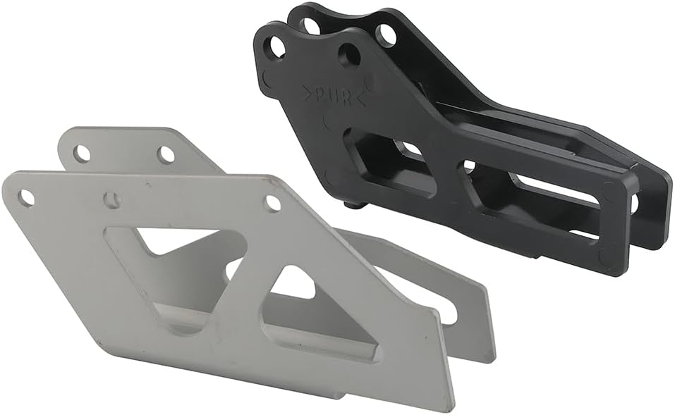 Chain Guide CNC Machined Guard Protector Compatible with Suzuki DRZ400 DRZ400E DRZ400S DRZ400SM 2000-2024 Silver