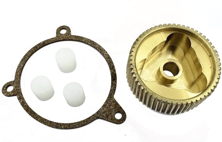 Headlight Motor Repair Kit HD Brass Gear Upgraded Compatible with Chevy Corvette 1988-1996, 16507923 16507924 16507925 16507926 1651005