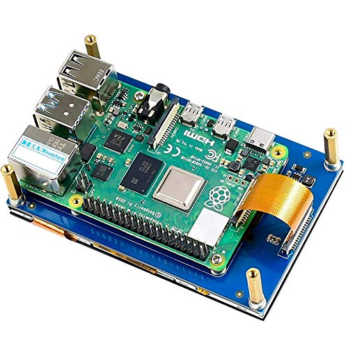 IBest 4.3inch DSI LCD Capacitive Touch Screen Display 800×480 Resolution IPS Wide Angle Monitor for Raspberry Pi 4B/3B+/3A+/3B/2B/B+/A+, Supports Ubuntu/Kali / WIN10 IoT – Image 6