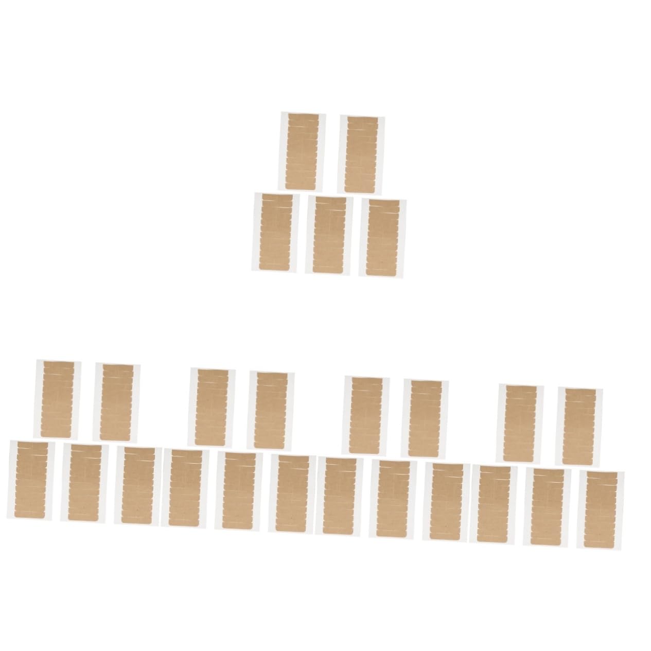 Healeved 5sets Double Sided Wig Tape Hair Extension Strip Lightweight Per Sheet for Lace Wigs and More 5sheets*5