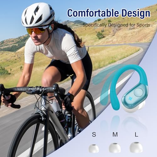 Image of Wireless Headphones Sports, 75Hrs Bluetooth 5.4 Earbuds, Bass Hi-Fi Stereo