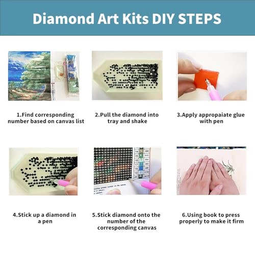 Broderie Diamant Artisanat Kit Complet Éléphant Toile 5D - 7