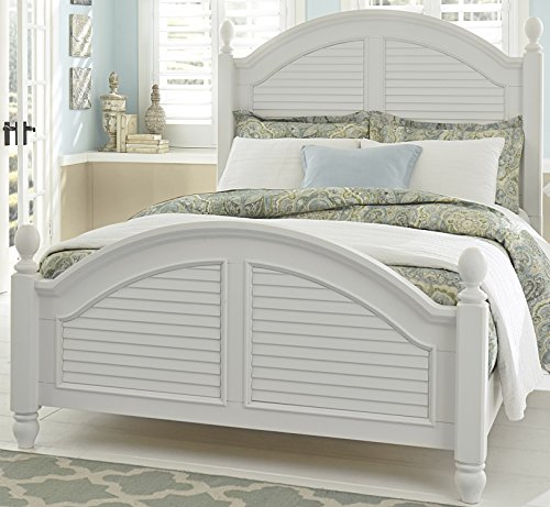 Liberty Furniture Industries Summer House I Queen Poster Bed, Oyster