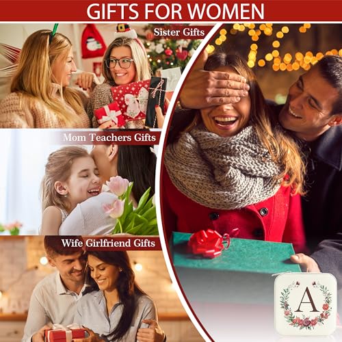 Parima-Gift-for-Her-Gifts-for-Wife-Teacher-Daughters-girlfriend-Personalized-Gift-Customized-Small-Gift-Personalized-Travel-Jewelry-Case-for-Women-Teen-Girl-Letter-G-White