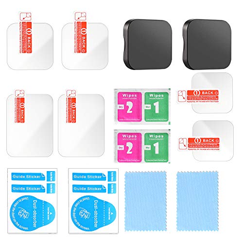 [8Pcs] Finest+ Screen Protector For Gopro Hero 11/Hero 10/ Hero 9 Black,Tempered Glass Screen Protector+Tempered Glass Lens Protector+Tempered Glass Small Display+Lens Cover Film For Go Pro Hero11/10/9 Black Action Camera #TOP6