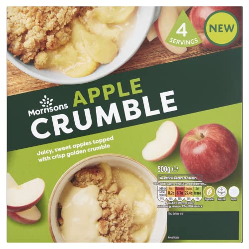 Morrisons Apple Crumble 500g (Frozen)
