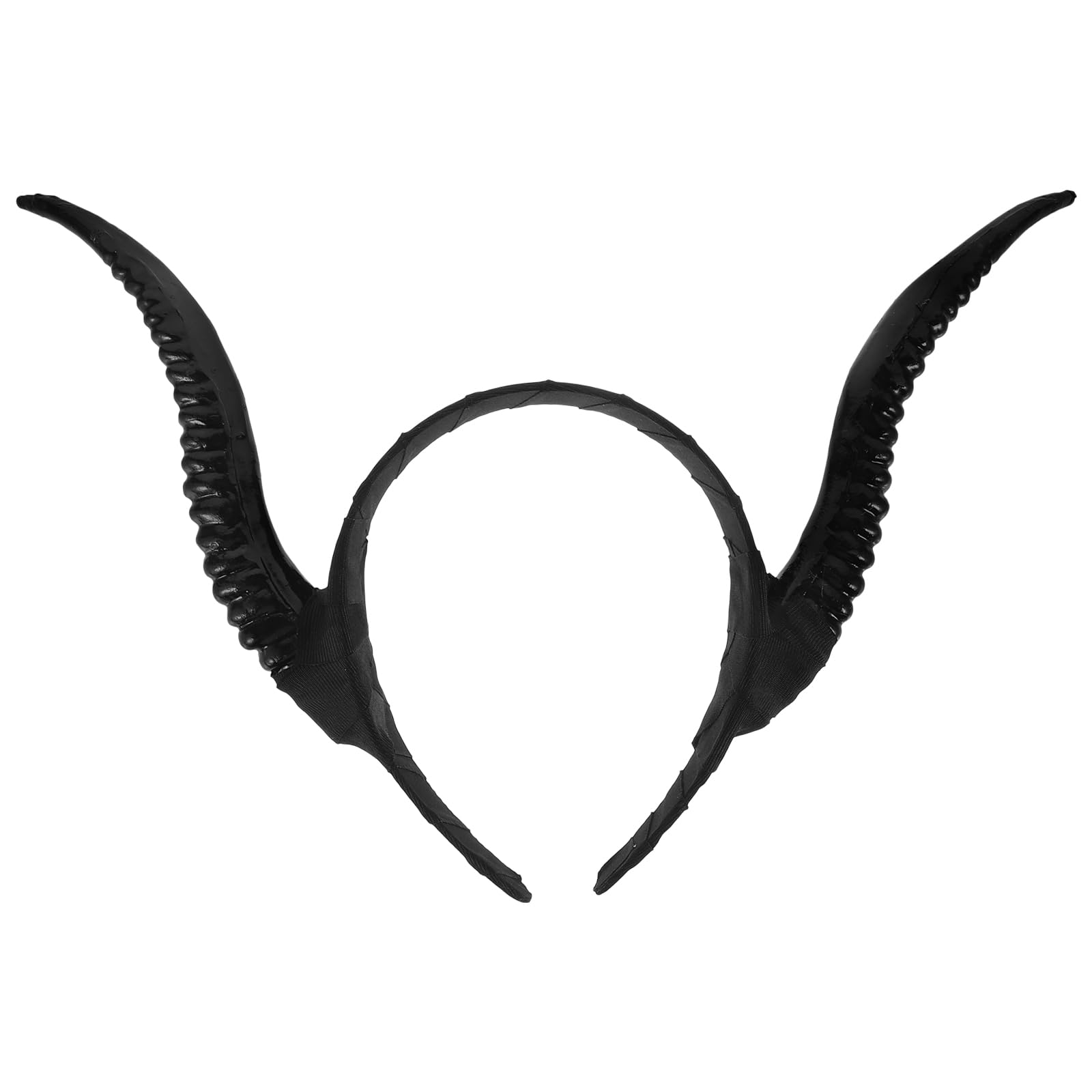 Uonlytech Gothic Teufelshorn Stirnband Halloween Kopfschmuck Cosplay Hörner Haarband Für Erwachsene Party Kostüm Zubehör
