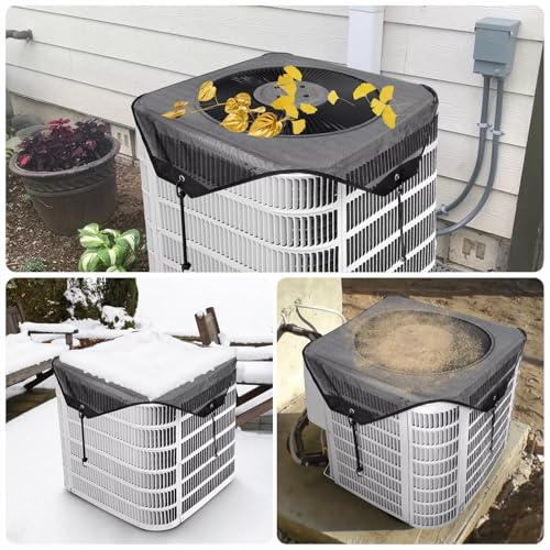 Air Conditioner Covers for Outside, AC Cover Outdoor Units 36\'\' x 36\'\', Breathable Mesh Cover Protector Outside Unit, for Vent & Heater Unit, Top Universal Defener for All Seasons - Thumbnail 6