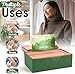 ecoKiwi Cedar Blocks for Clothes Storage - 10 Pack Hang Ups - 100% Natural Aromatic Cedar Planks for Closets and Drawers - Cedar Wood Hangers Balls Chips with Sandpaper - Cedarwood Scented Freshener