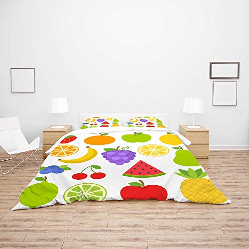 Linge de maison durable en polyester avec cette parure de lit double colorée - 4