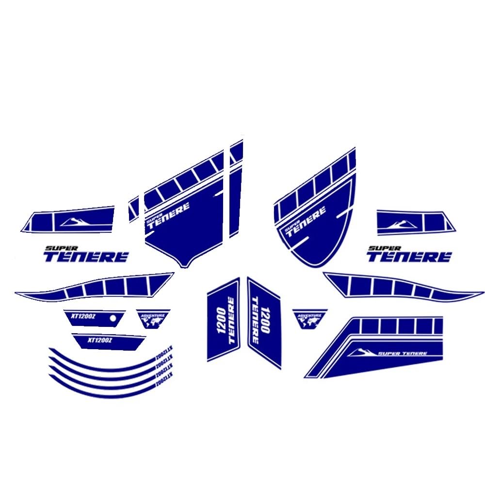 for Ya&maha TENERE XT1200Z XT1200 Z XT 1200 Z 2014-2019 Tank Pad Protective Stickers Tankpad Decals Protector Motorcycle Tank Pad