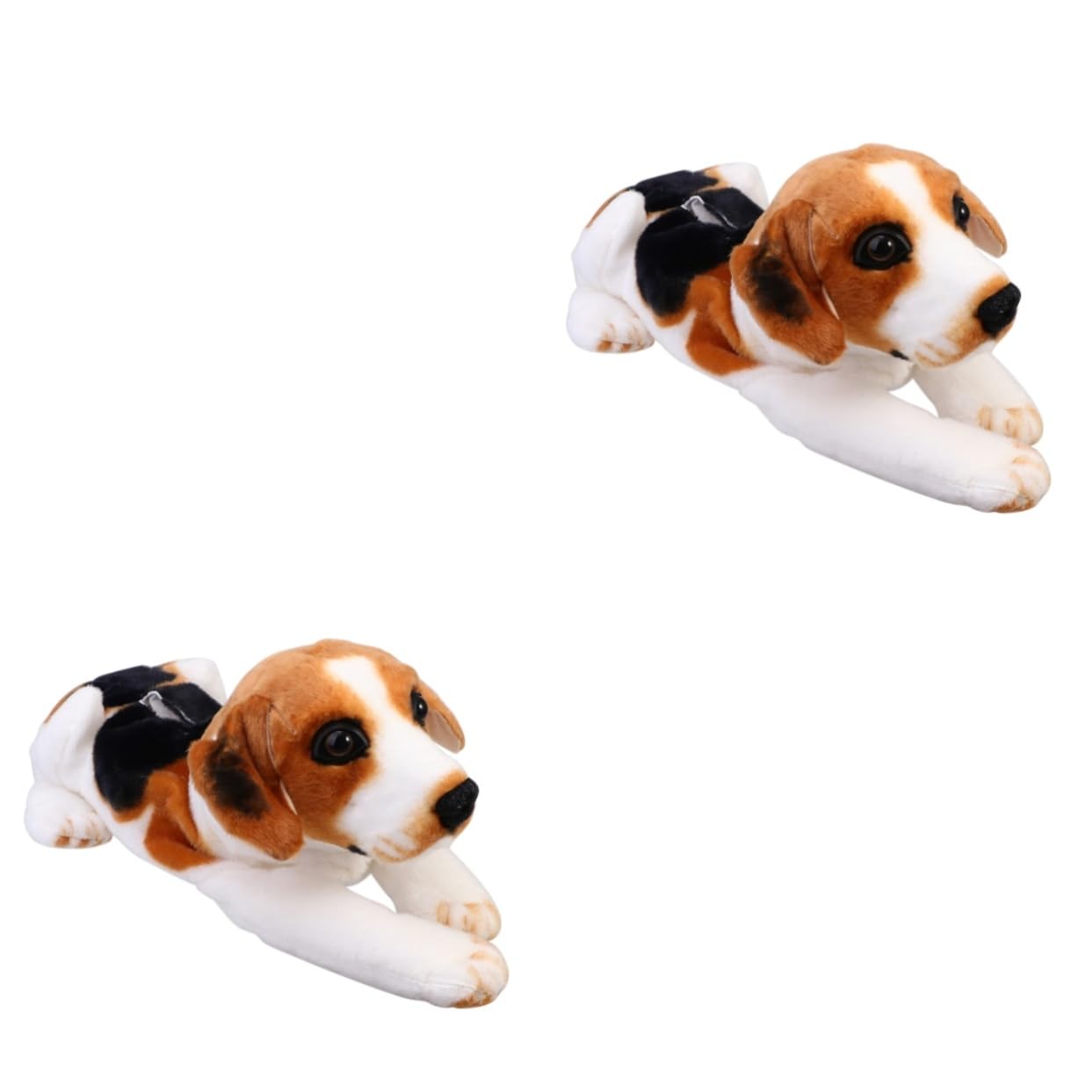 Ciieeo 2 Cajas de Pañuelos de Peluche con Diseño de Perro para Guardar Servilletas Decoración del Hogar