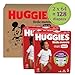 Huggies Size 5 Baby Diapers, Little Movers HuggFit 360° Baby Diapers with 360° Waistband, Size 5 (27+ lbs), 128 Count (2 Packs of 64), Packaging May Vary