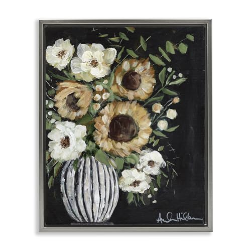 Country Bouquet Floral, 25 x 31 Inch Canvas in Floater Frame