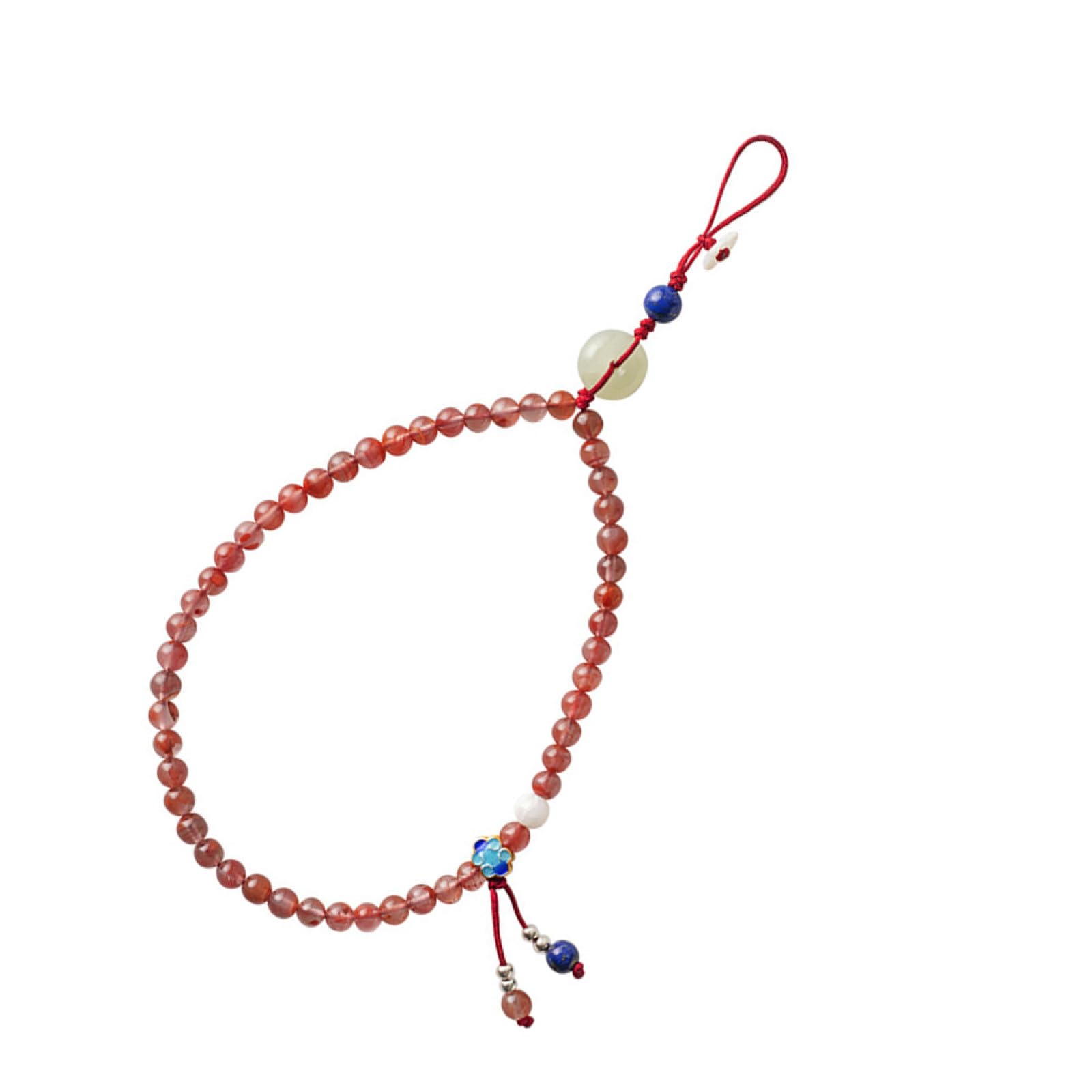 Lanyard de Teléfono Móvil de Sur de Ágata Roja Correa de Práctica y Resistente Pérdidas y Daños Mantener Dispositivos Mano y Seguros