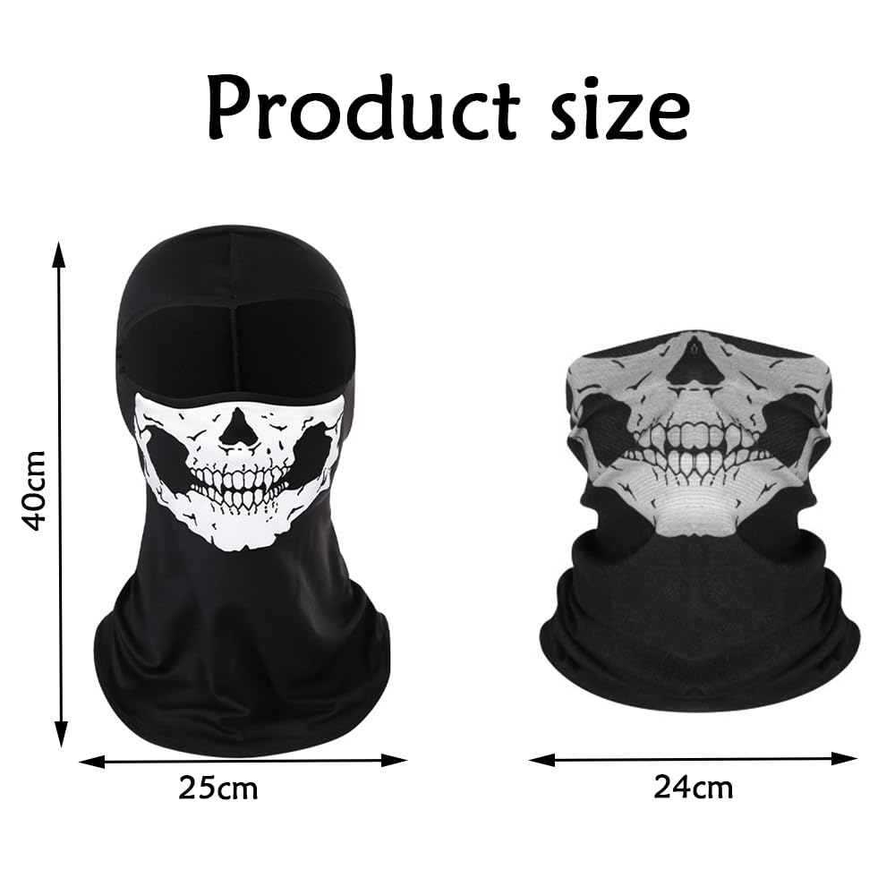 Passamontagna Teschio Nero Per Moto E Sport Invernali - CoolChange