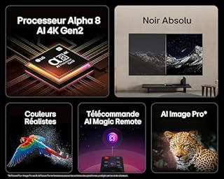 LG TV OLED 2025 | OLED48B5 | 48'' (121 cm) | OLED| Processeur α8 AI 4K Gen2 |Dolby Vision & Atmos | Alexa