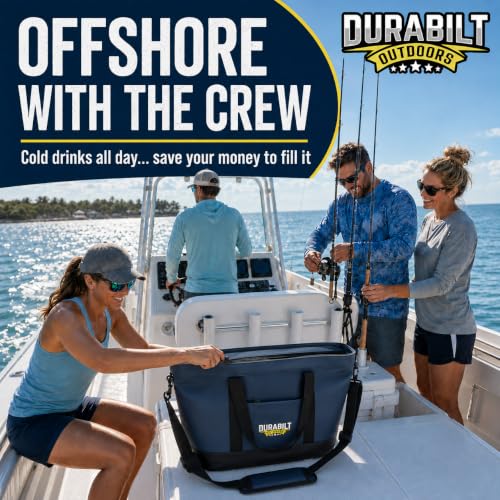 DuraBilt Insulated Soft Cooler Tote 36 Can - Leakproof Collapsible by DuraBilt - Used condition - Image 4