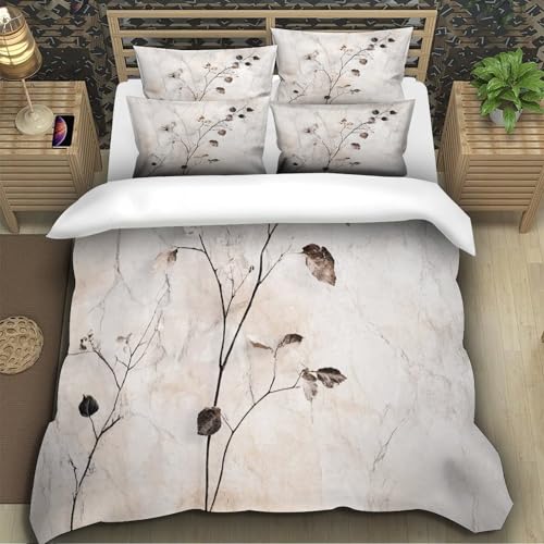 Housse de couette dauphin 3D lit double 200x200 parure de lit microfifre douce - 5