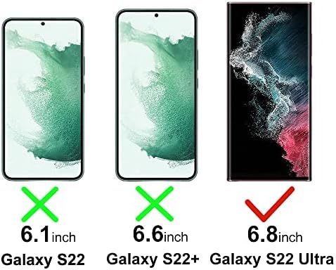 anccer Compatible for Samsung S22 Ultra Case, [Anti-Drop] Slim Thin Matte Hard Case, Full Protective Cover For Samsung Galaxy S22 Ultra (Green)